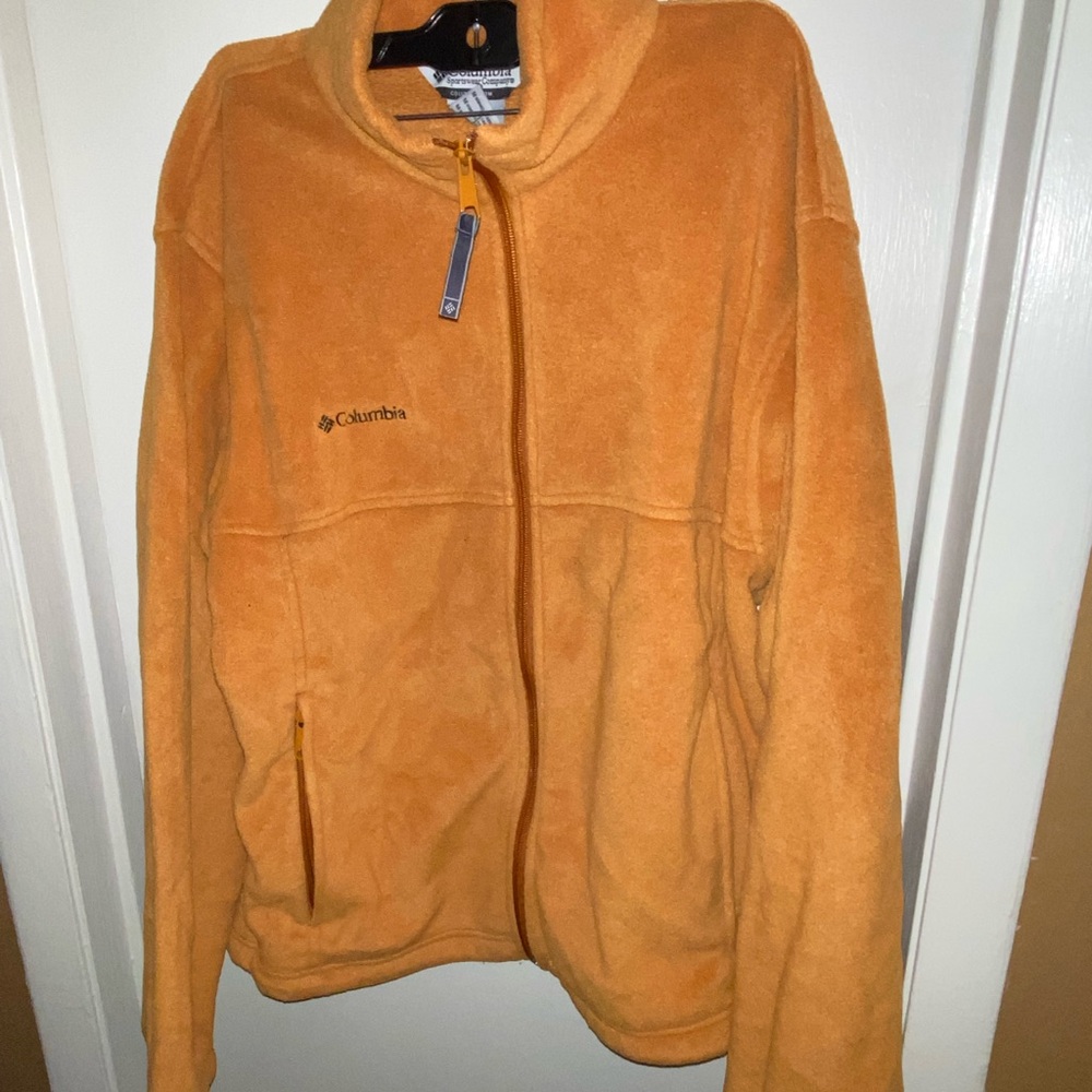 Columbia Vibrant Orange Men's Fleece